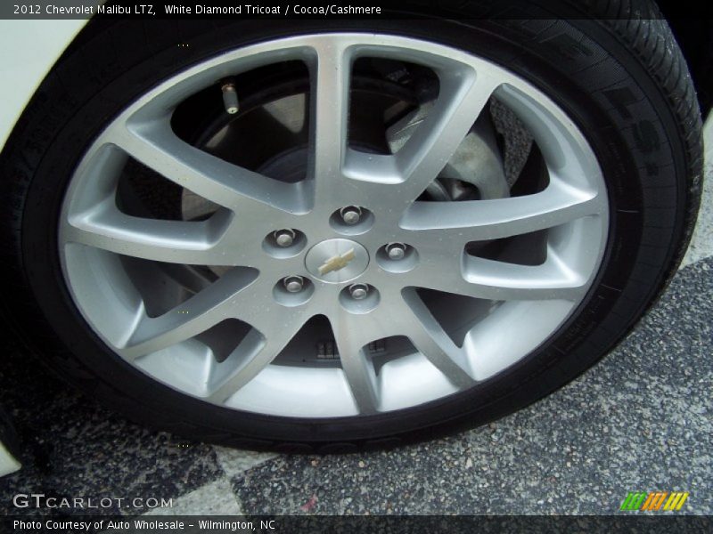 White Diamond Tricoat / Cocoa/Cashmere 2012 Chevrolet Malibu LTZ