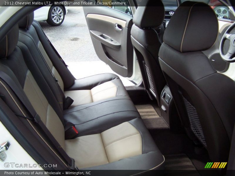 White Diamond Tricoat / Cocoa/Cashmere 2012 Chevrolet Malibu LTZ