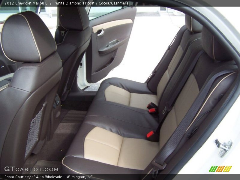 White Diamond Tricoat / Cocoa/Cashmere 2012 Chevrolet Malibu LTZ