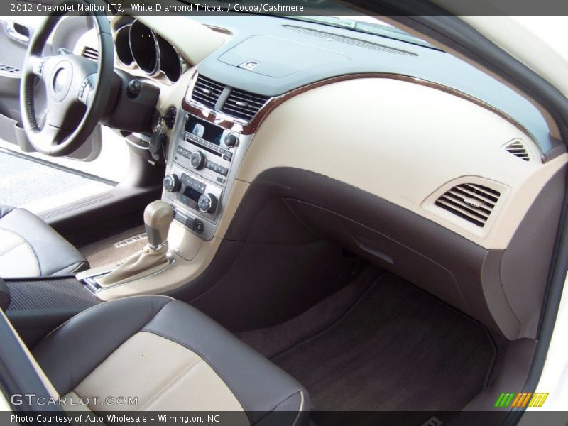 White Diamond Tricoat / Cocoa/Cashmere 2012 Chevrolet Malibu LTZ