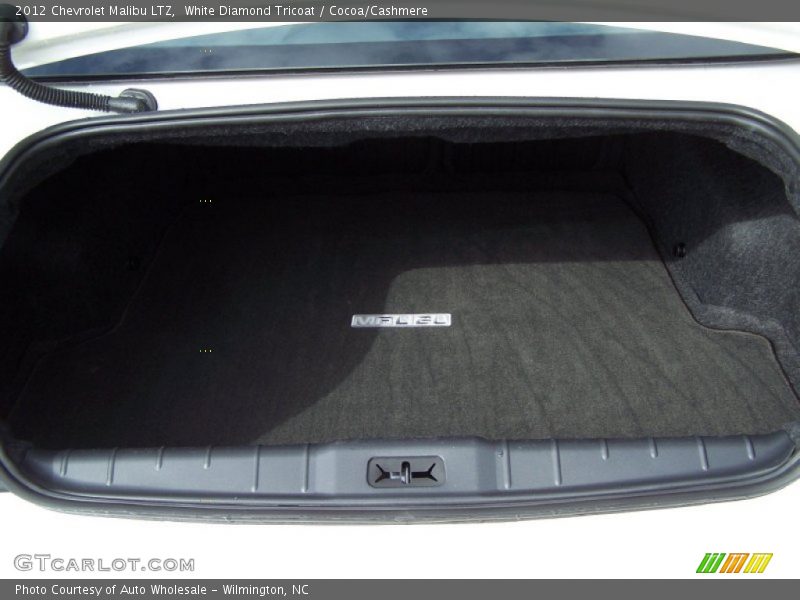 White Diamond Tricoat / Cocoa/Cashmere 2012 Chevrolet Malibu LTZ