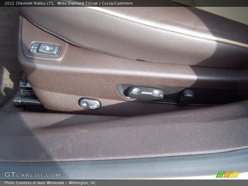 White Diamond Tricoat / Cocoa/Cashmere 2012 Chevrolet Malibu LTZ