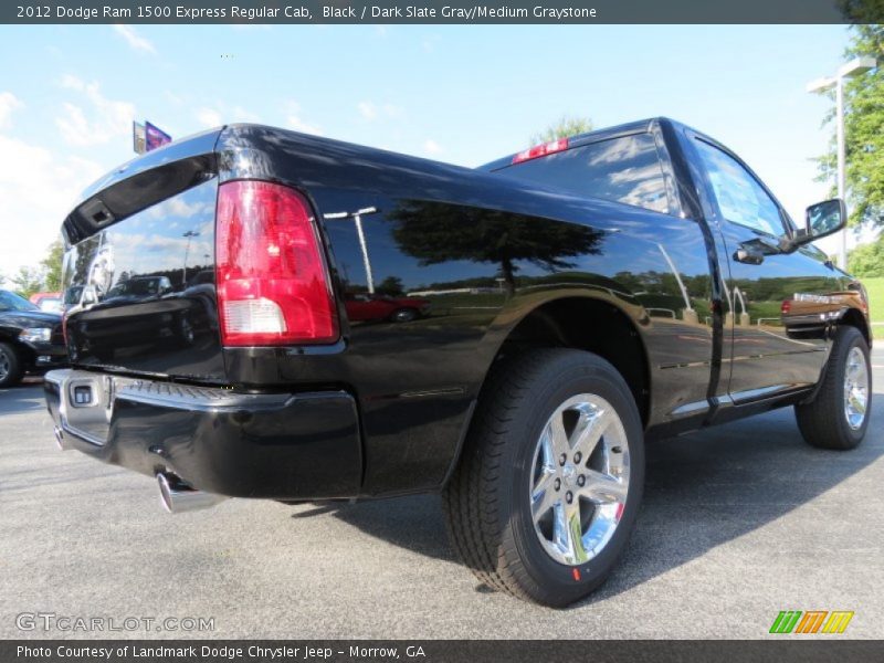 Black / Dark Slate Gray/Medium Graystone 2012 Dodge Ram 1500 Express Regular Cab