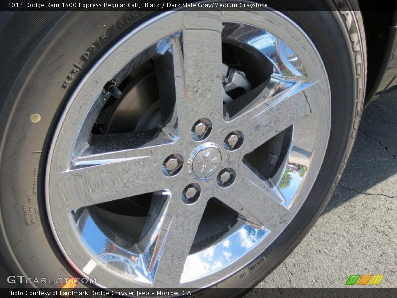 Black / Dark Slate Gray/Medium Graystone 2012 Dodge Ram 1500 Express Regular Cab