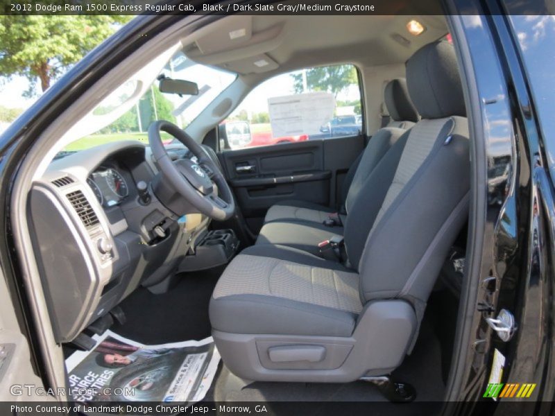 Black / Dark Slate Gray/Medium Graystone 2012 Dodge Ram 1500 Express Regular Cab