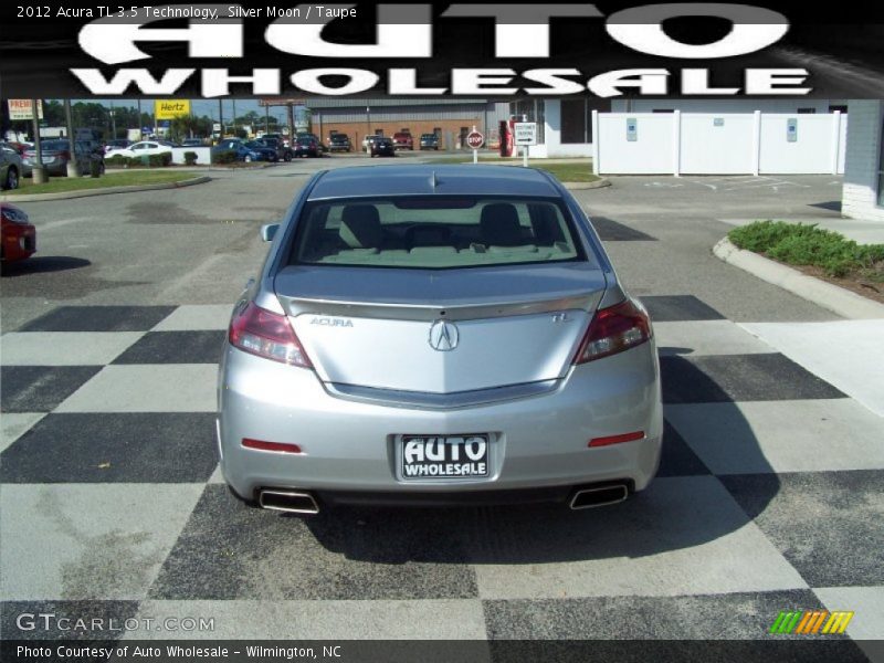 Silver Moon / Taupe 2012 Acura TL 3.5 Technology