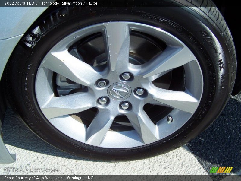 Silver Moon / Taupe 2012 Acura TL 3.5 Technology