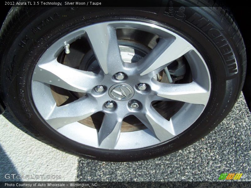 Silver Moon / Taupe 2012 Acura TL 3.5 Technology