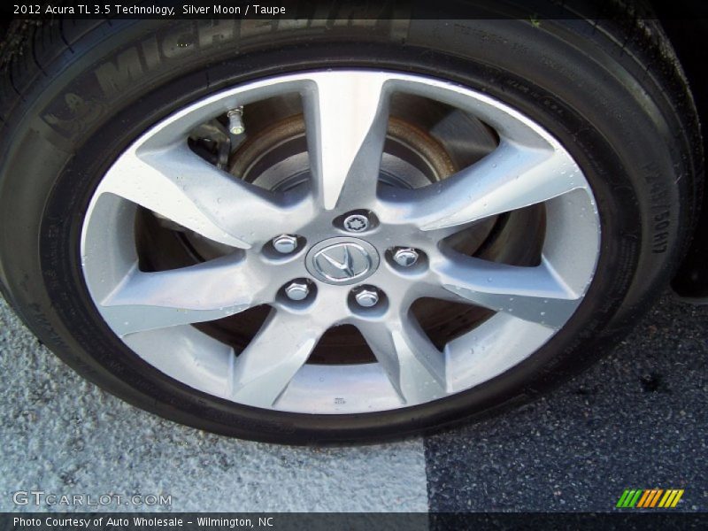 Silver Moon / Taupe 2012 Acura TL 3.5 Technology