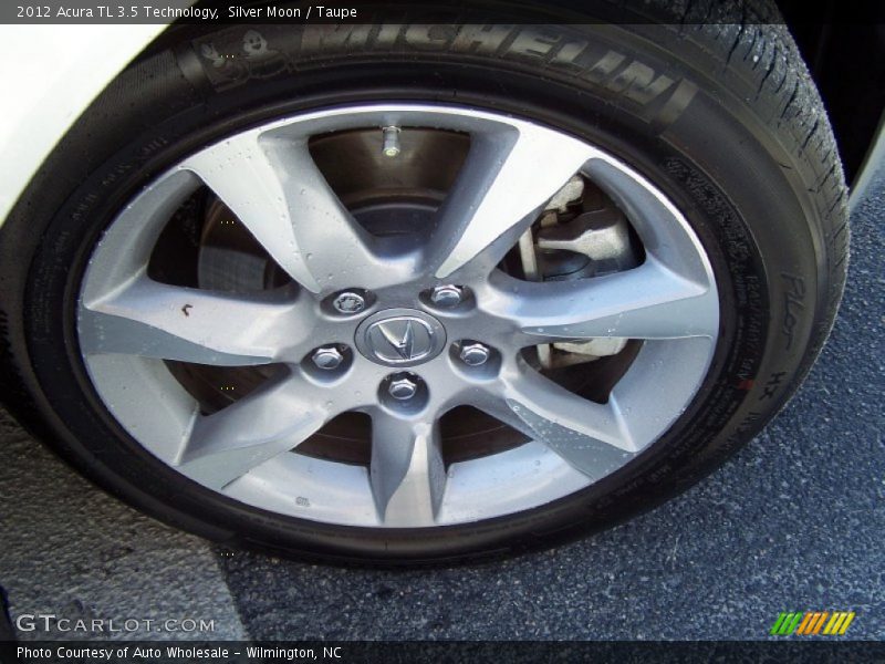 Silver Moon / Taupe 2012 Acura TL 3.5 Technology
