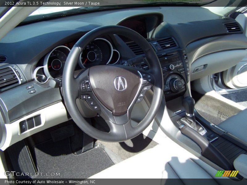Silver Moon / Taupe 2012 Acura TL 3.5 Technology