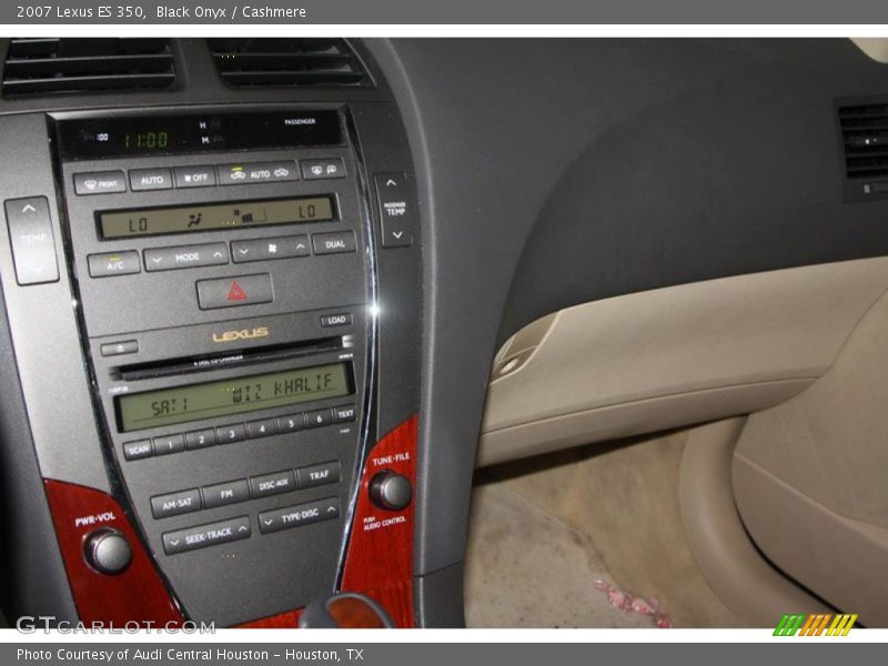 Black Onyx / Cashmere 2007 Lexus ES 350
