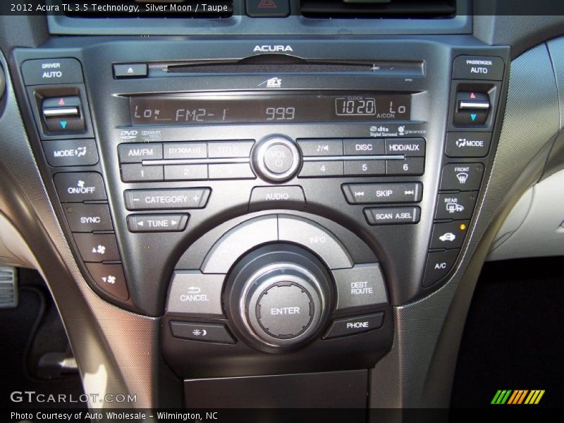 Silver Moon / Taupe 2012 Acura TL 3.5 Technology