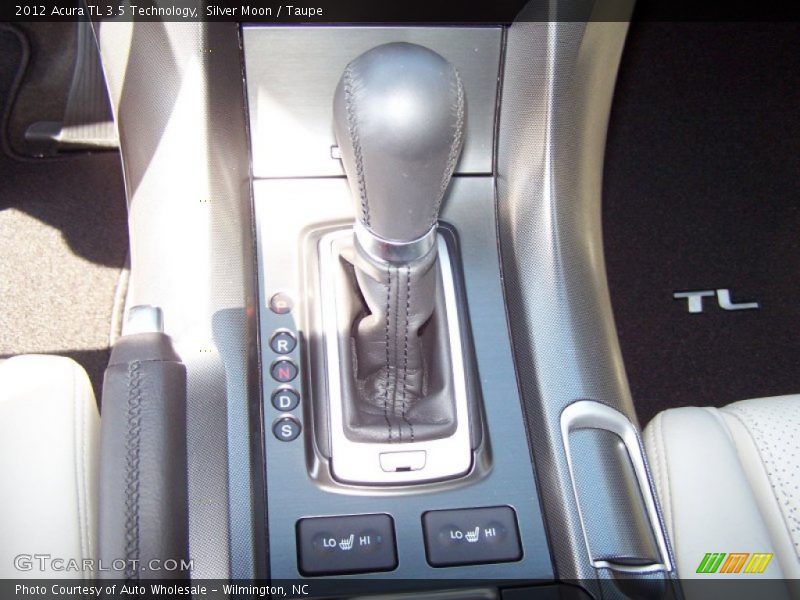 Silver Moon / Taupe 2012 Acura TL 3.5 Technology