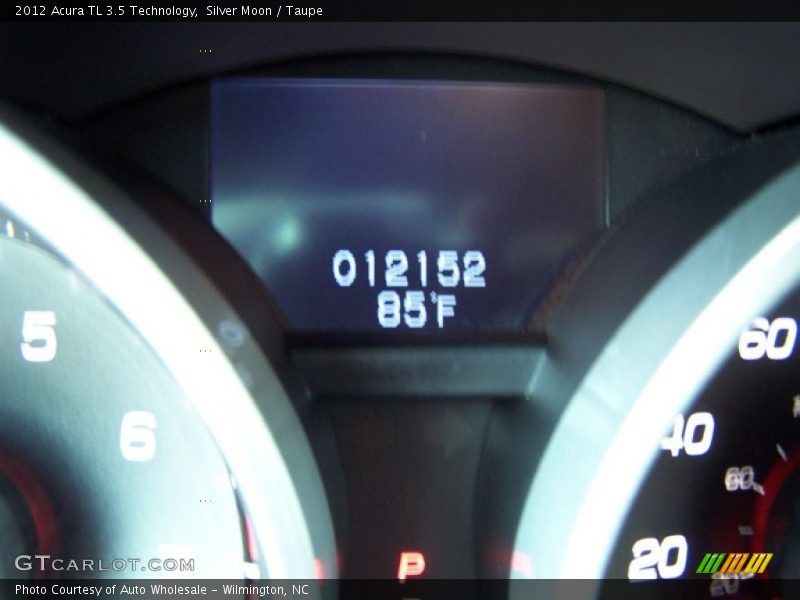 Silver Moon / Taupe 2012 Acura TL 3.5 Technology