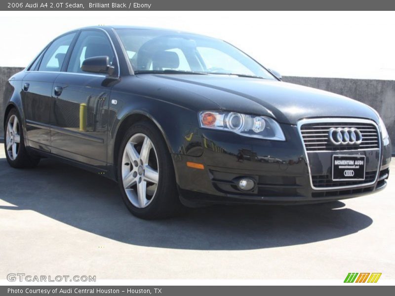 Brilliant Black / Ebony 2006 Audi A4 2.0T Sedan