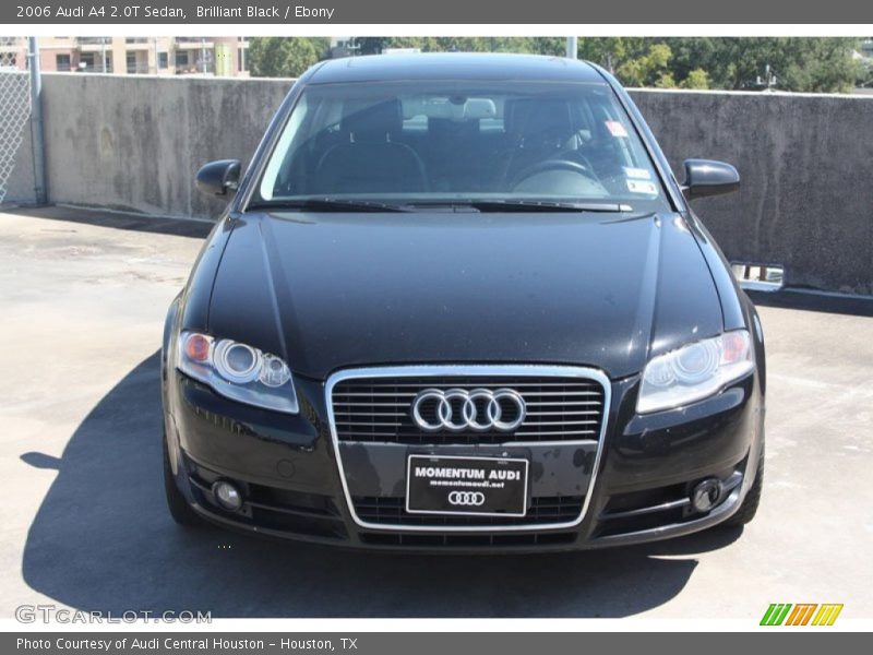 Brilliant Black / Ebony 2006 Audi A4 2.0T Sedan