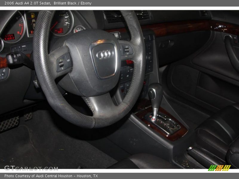 Brilliant Black / Ebony 2006 Audi A4 2.0T Sedan