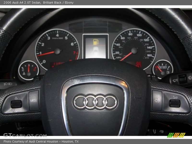 Brilliant Black / Ebony 2006 Audi A4 2.0T Sedan