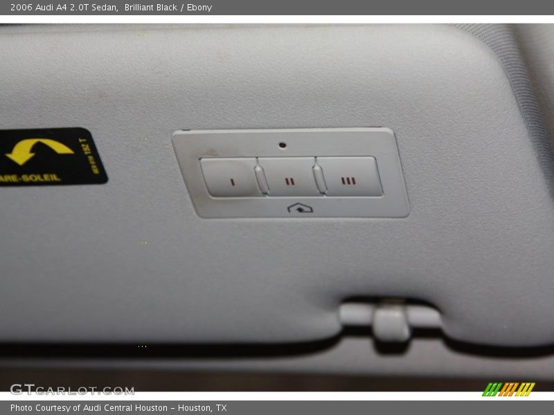 Brilliant Black / Ebony 2006 Audi A4 2.0T Sedan