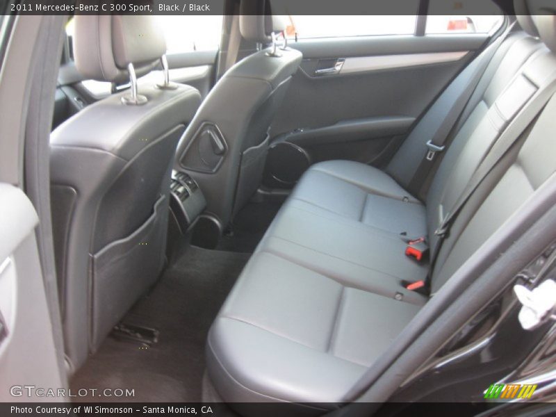 Black / Black 2011 Mercedes-Benz C 300 Sport