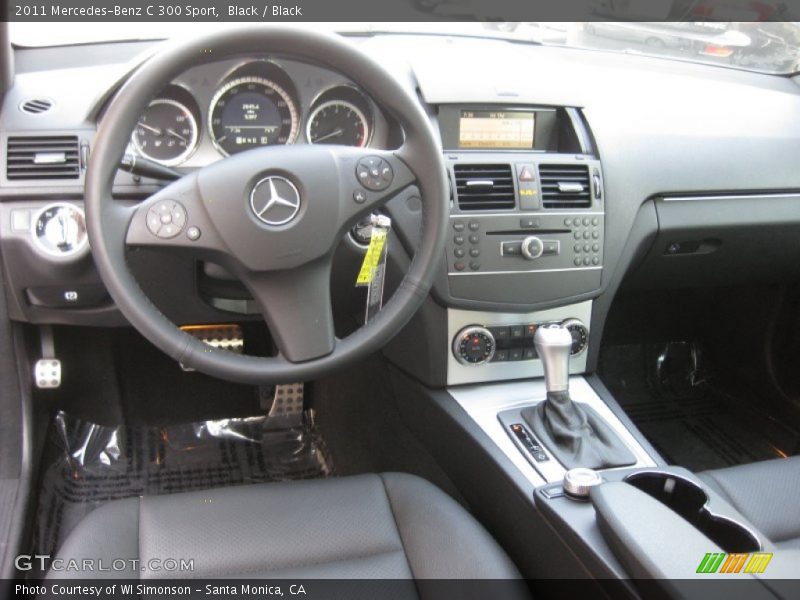 Black / Black 2011 Mercedes-Benz C 300 Sport