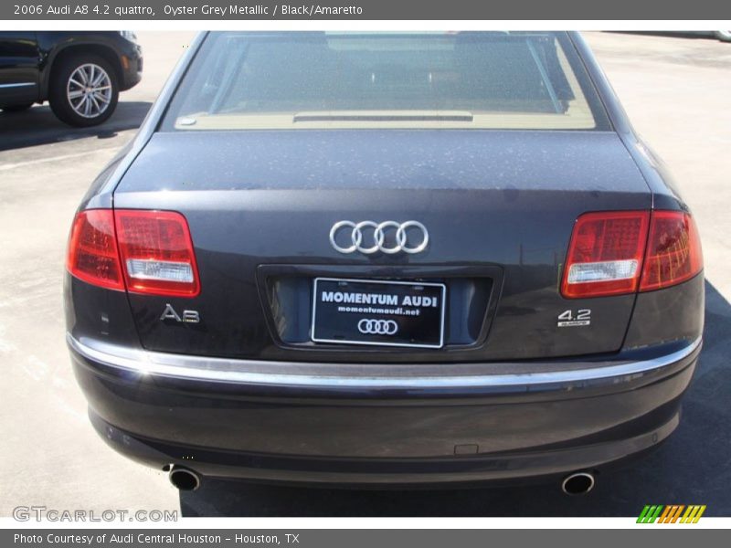 Oyster Grey Metallic / Black/Amaretto 2006 Audi A8 4.2 quattro