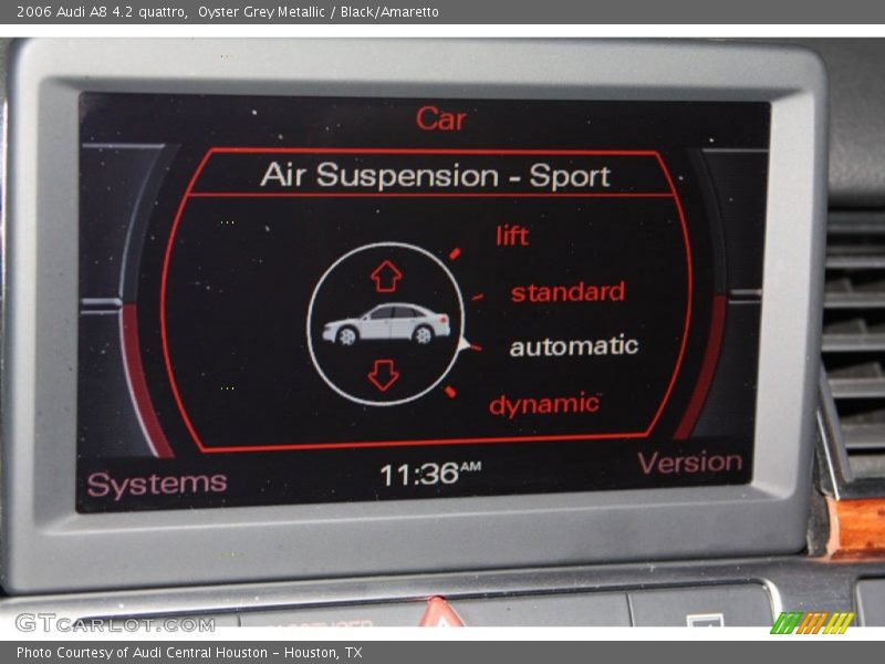 Oyster Grey Metallic / Black/Amaretto 2006 Audi A8 4.2 quattro