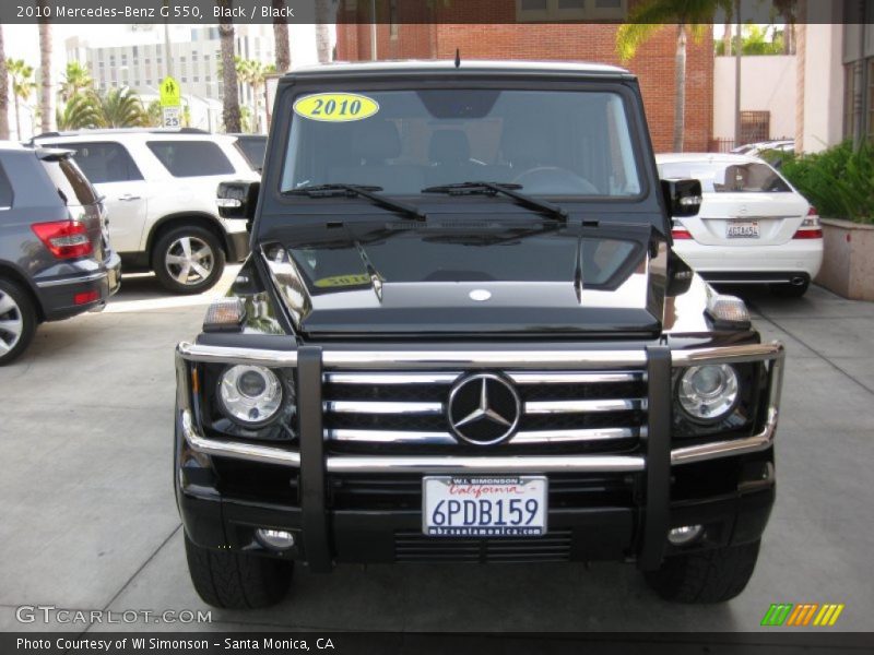 Black / Black 2010 Mercedes-Benz G 550