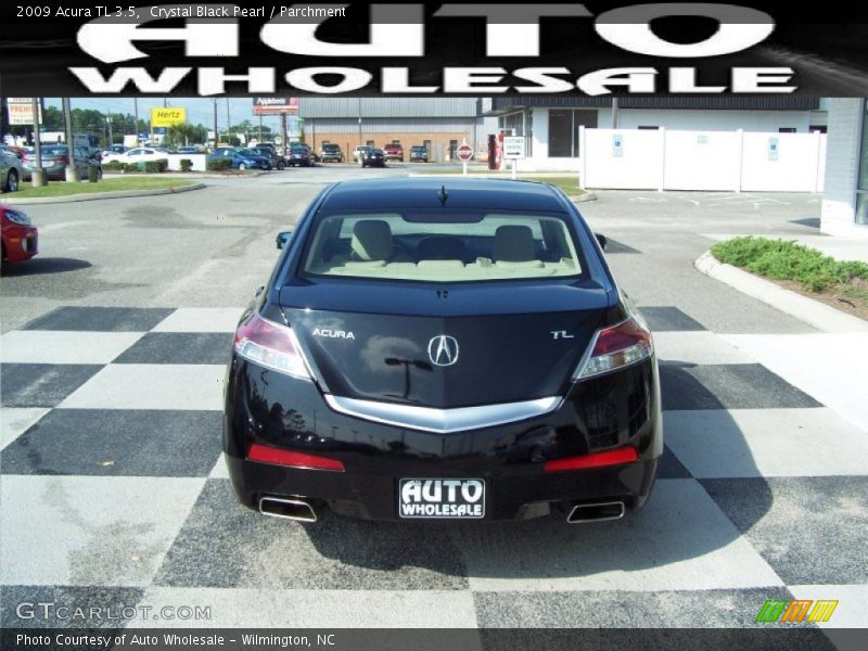 Crystal Black Pearl / Parchment 2009 Acura TL 3.5