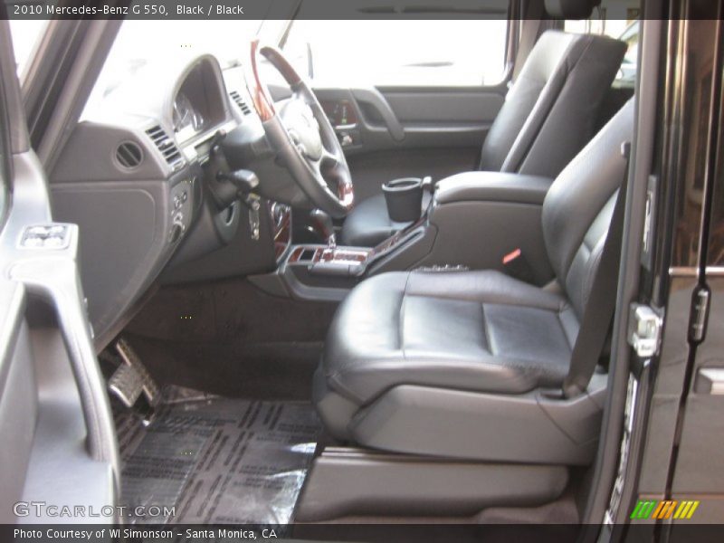 Black / Black 2010 Mercedes-Benz G 550