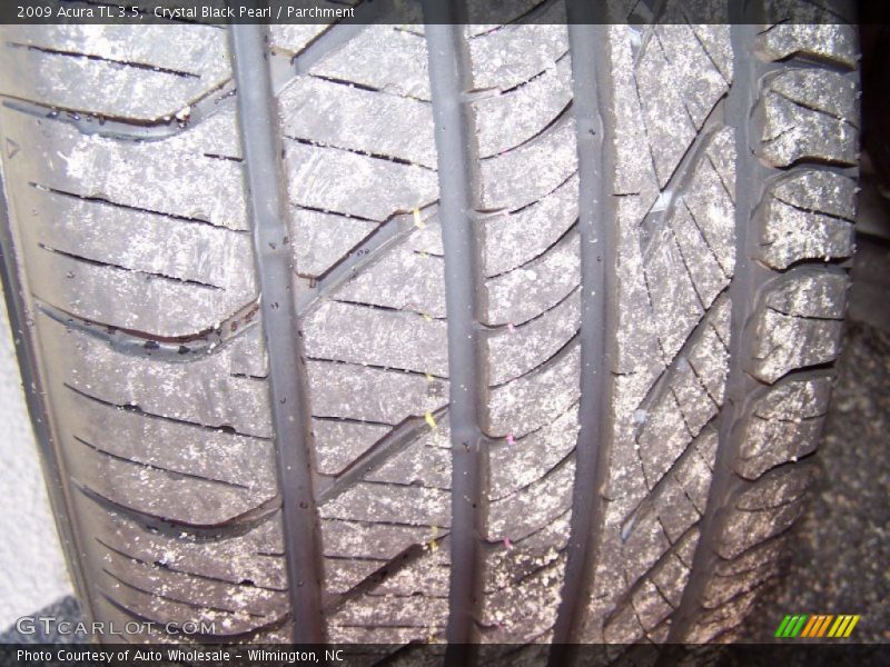 Crystal Black Pearl / Parchment 2009 Acura TL 3.5