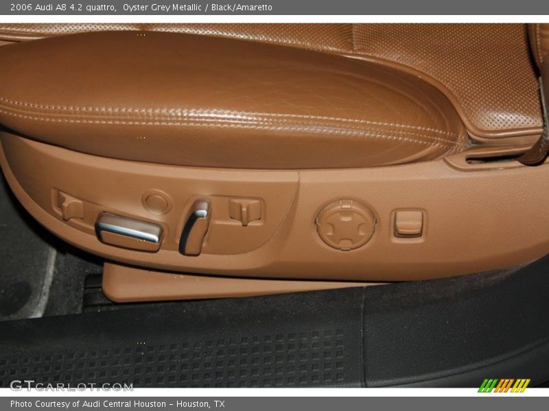 Oyster Grey Metallic / Black/Amaretto 2006 Audi A8 4.2 quattro