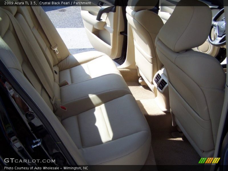 Crystal Black Pearl / Parchment 2009 Acura TL 3.5