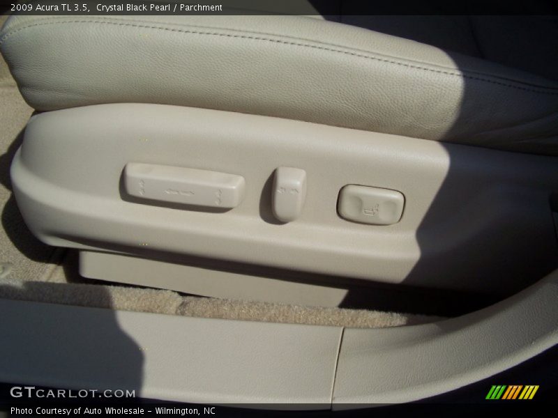 Crystal Black Pearl / Parchment 2009 Acura TL 3.5