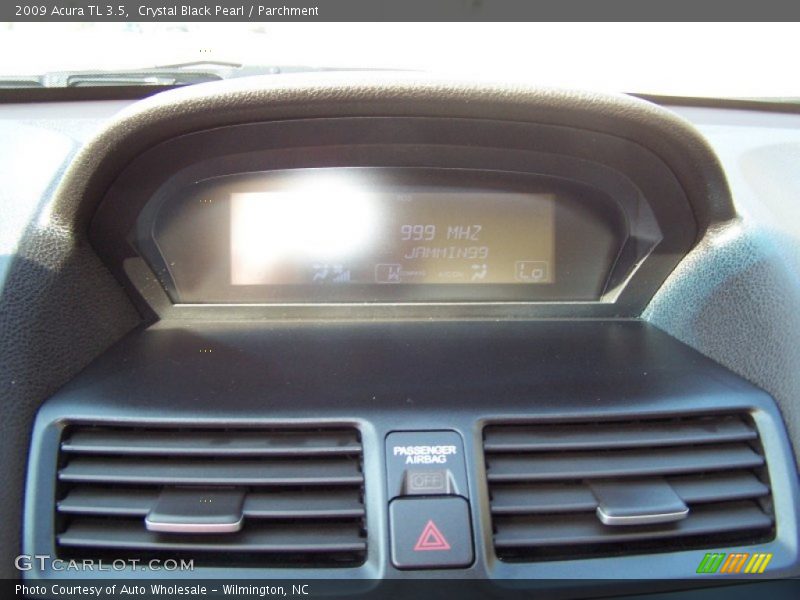 Crystal Black Pearl / Parchment 2009 Acura TL 3.5