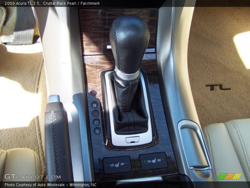 Crystal Black Pearl / Parchment 2009 Acura TL 3.5