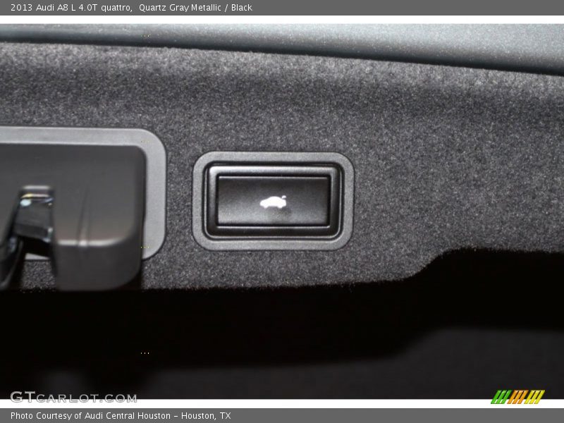 Quartz Gray Metallic / Black 2013 Audi A8 L 4.0T quattro