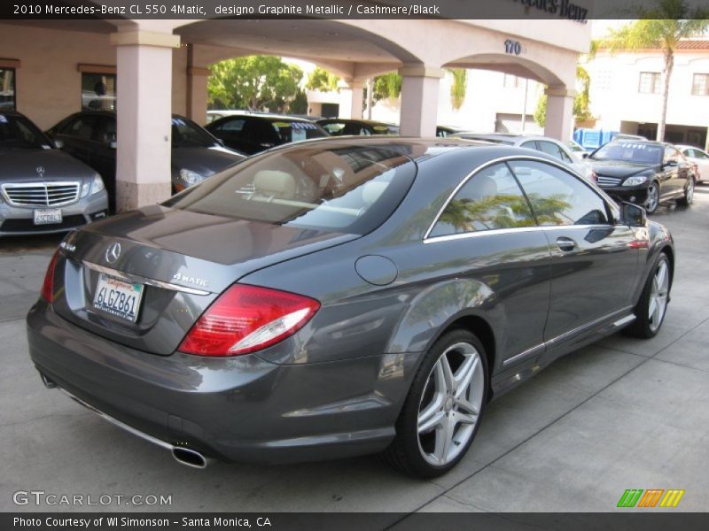 designo Graphite Metallic / Cashmere/Black 2010 Mercedes-Benz CL 550 4Matic