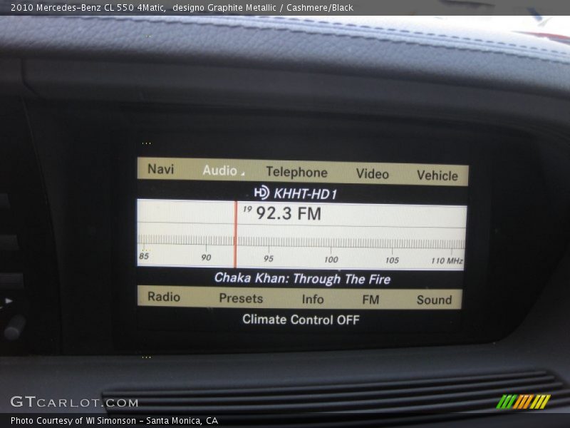 designo Graphite Metallic / Cashmere/Black 2010 Mercedes-Benz CL 550 4Matic