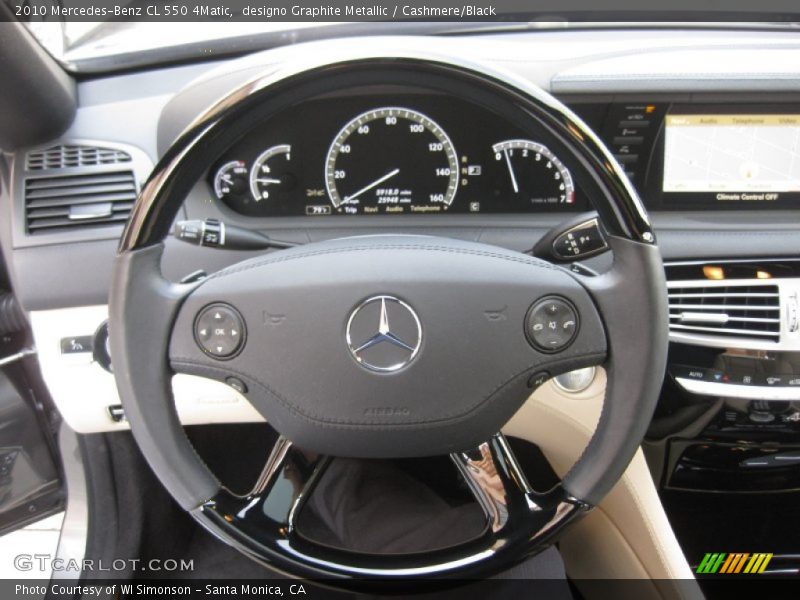  2010 CL 550 4Matic Steering Wheel