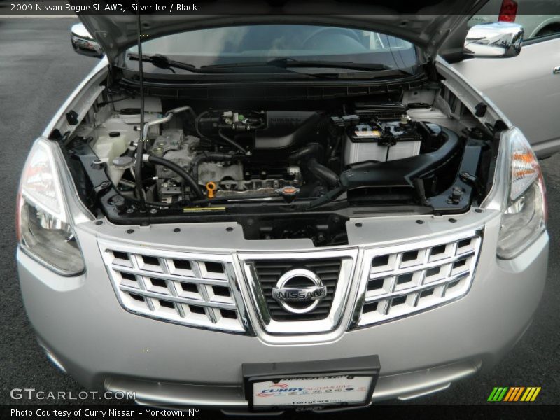 Silver Ice / Black 2009 Nissan Rogue SL AWD