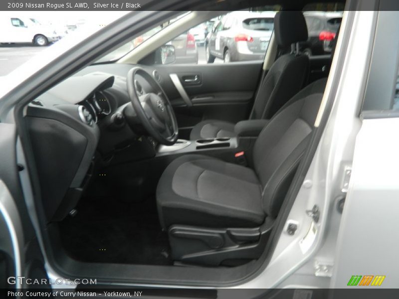 Silver Ice / Black 2009 Nissan Rogue SL AWD