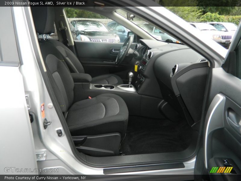 Silver Ice / Black 2009 Nissan Rogue SL AWD