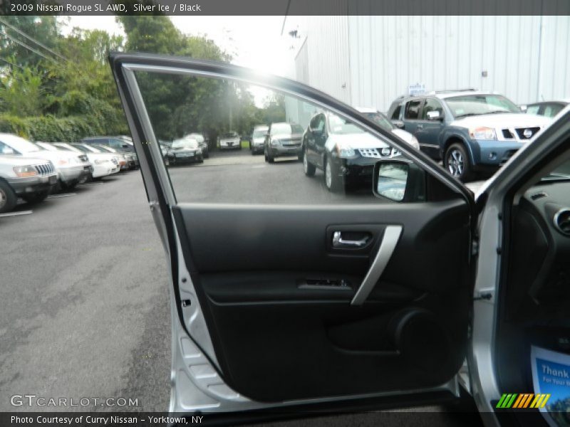 Silver Ice / Black 2009 Nissan Rogue SL AWD