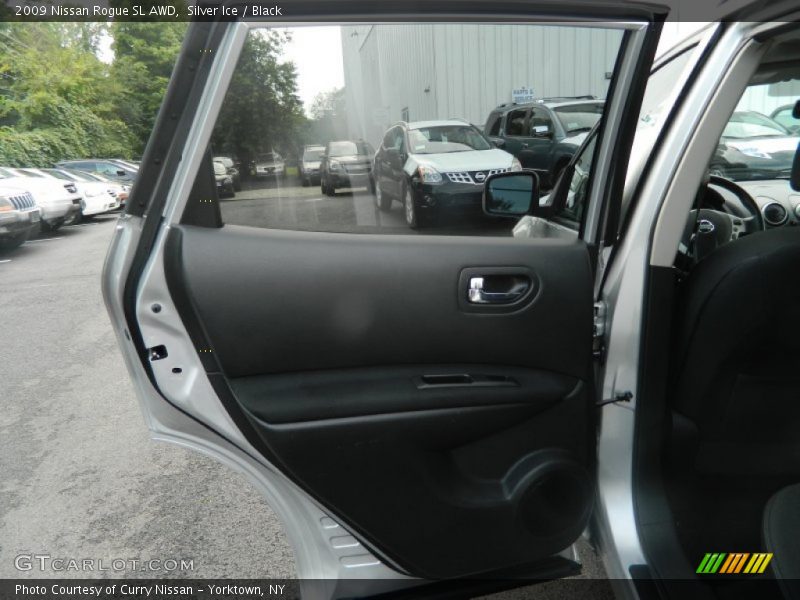 Silver Ice / Black 2009 Nissan Rogue SL AWD