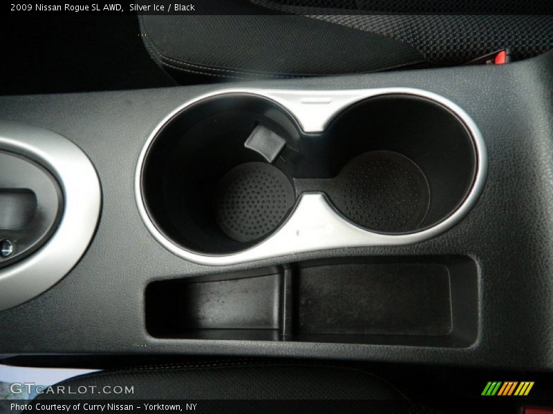 Silver Ice / Black 2009 Nissan Rogue SL AWD