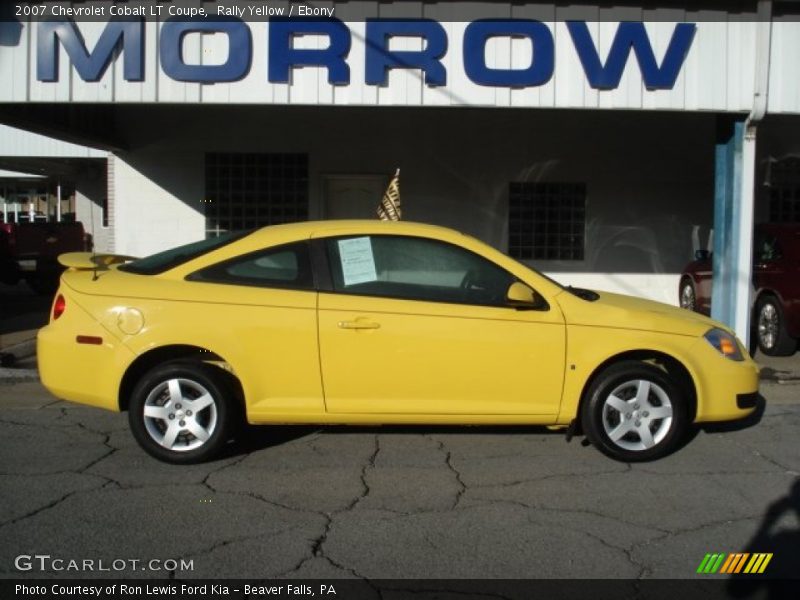 Rally Yellow / Ebony 2007 Chevrolet Cobalt LT Coupe