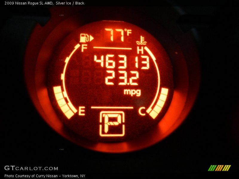 Silver Ice / Black 2009 Nissan Rogue SL AWD