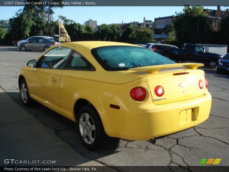 Rally Yellow / Ebony 2007 Chevrolet Cobalt LT Coupe